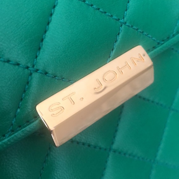 St. John Quilted Leather Handle Bag - Picture 3 of 6